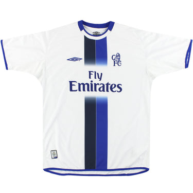 Camisa Chelsea Retrô 2003/2005 Azul e Branca - Umbro